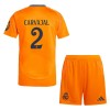 Camisola + Calções Real Madrid Carvajal 2 Criança Equipamento 2ª 24/25